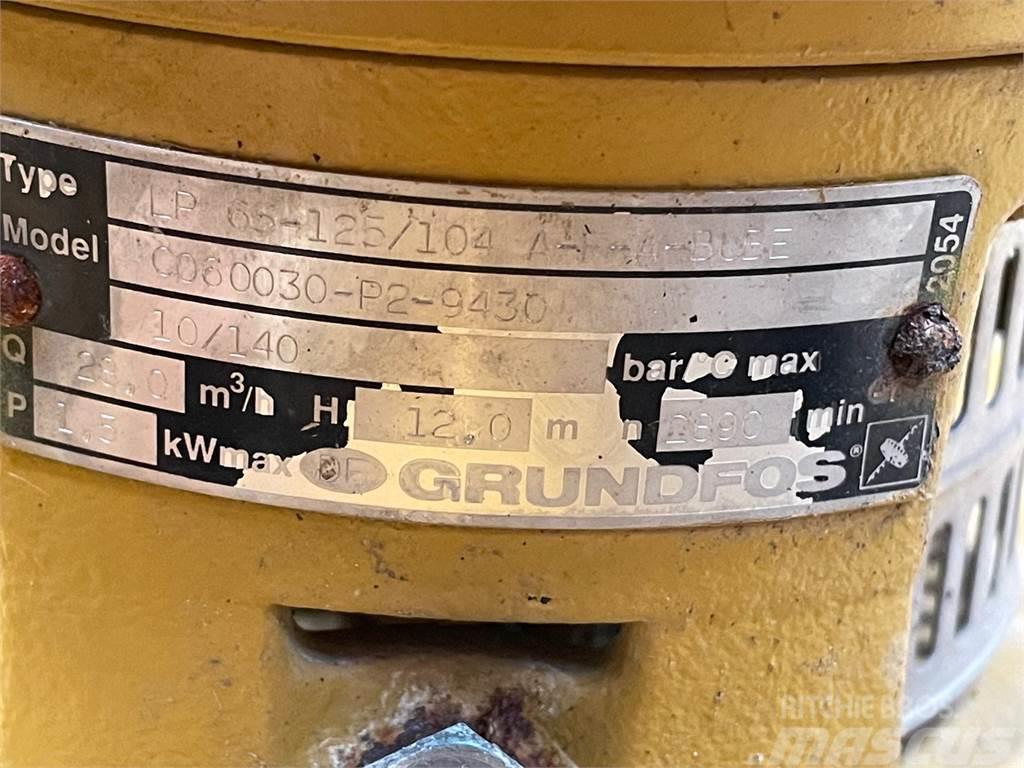 Grundfos Type LP 65-125/104 A-F-A-BU5E pumpe Veepumbad
