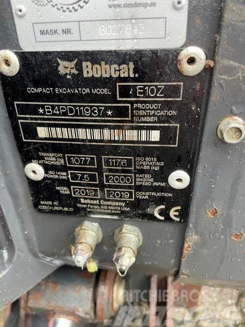 Bobcat E10Z Miniekskavaatorid < 7 t