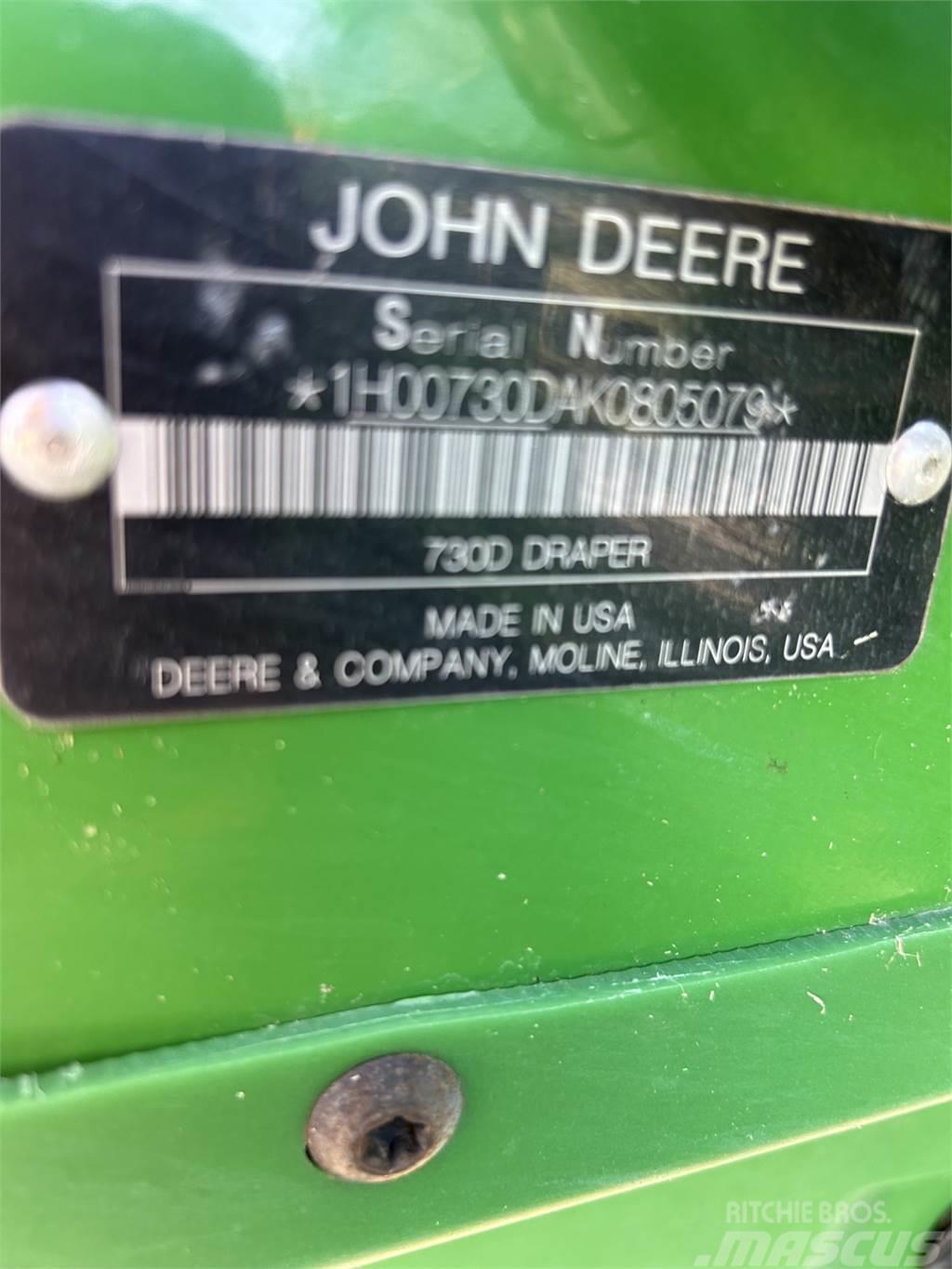 John Deere 730D Lisavarustus ja komponendid