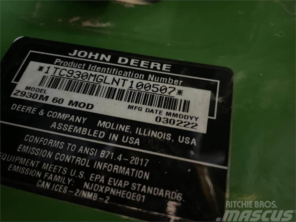 John Deere Z930M 0 - pöörderaadiuse niidukid