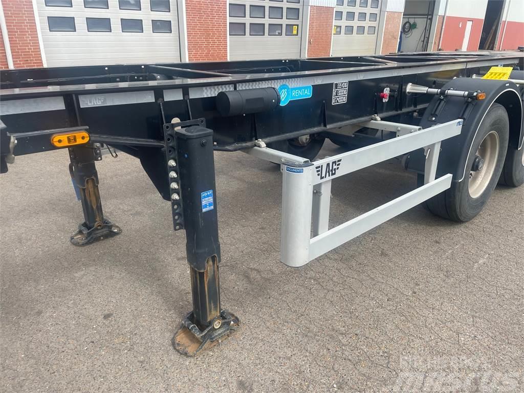 LAG 30+20 fods containerchassis Raampoolhaagised