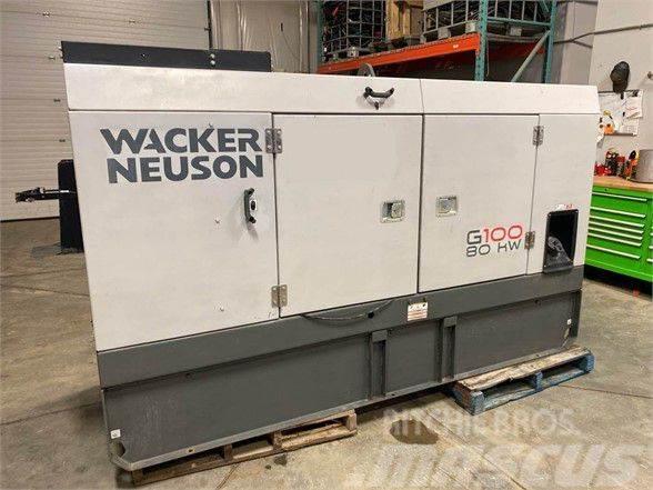 Wacker Neuson G100 80kW Skid Mount Generator Muud generaatorid