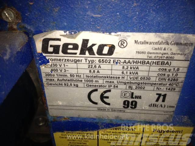  Geko Aggregat 6502 5 kVA Diiselgeneraatorid