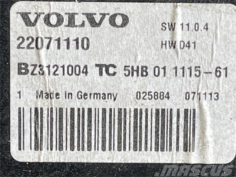 Volvo VOLVO ECU HEATING 22071110 Elektroonikaseadmed