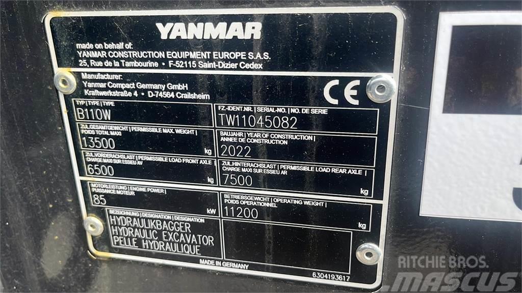 Yanmar B110W Ratasekskavaatorid