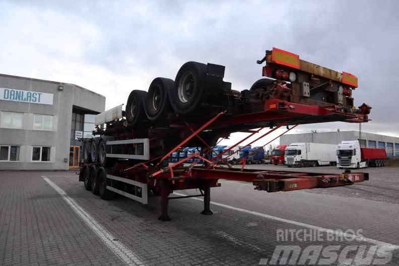 Krone Containerchassis Konteinerveo poolhaagised