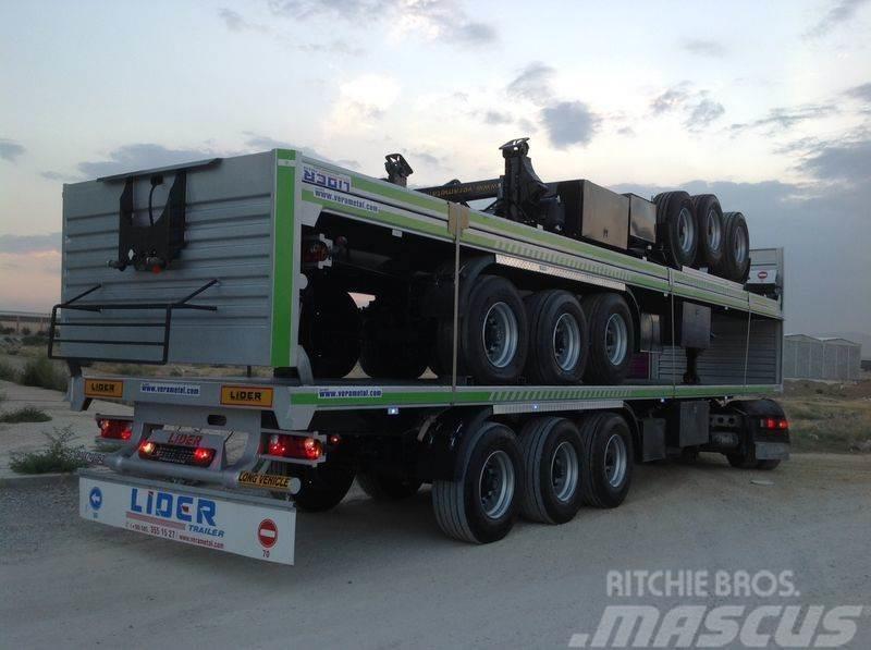 Lider 2022 YEAR NEW 40' 20' 30' container transport trai Raamid