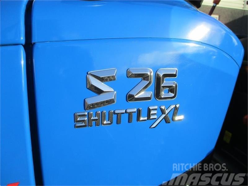 Solis S26 Shuttle XL 9x9 med store brede Turf hjul på ti Kompakttraktorid