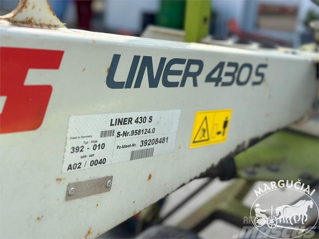 CLAAS Liner 430S, 4,2 m. Vaalutid ja kaarutid