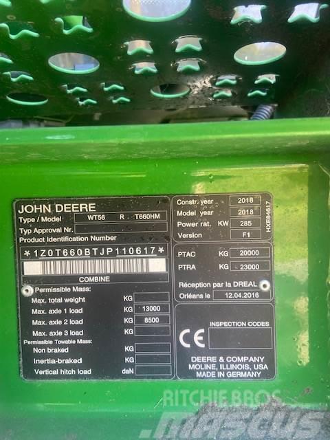 John Deere T660 HM Teraviljakombainid
