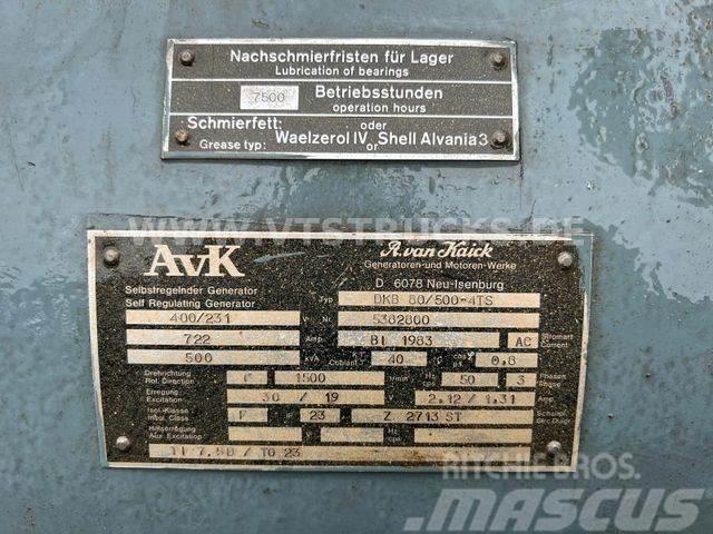 AVK DKB 80/500-4TS Stromgenerator 400V 500 kVA Muud osad