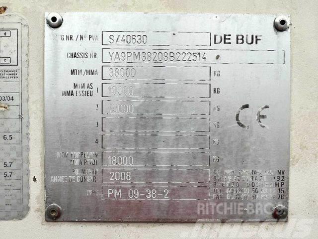  De Buf Beton-Mischer 9m³/Sermac 28m Betonpumpe Betooniveokid
