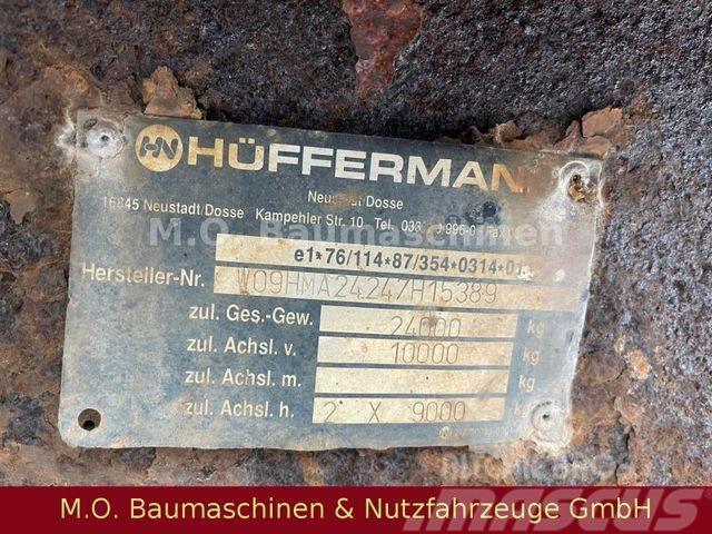Hüffermann HMA 24.24 / Muldenanhänger / 24t Konteinerveohaagised