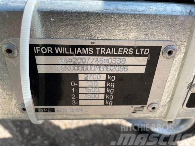 Ifor Williams 2Hb GH27, NEW NOT REGISTRED,machine transport086 Raskeveohaagised