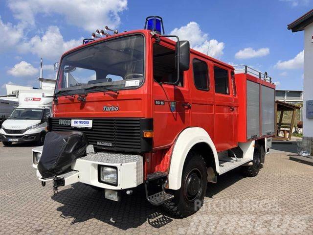 Iveco 75-16 AW 4x4 LF8 Feuerwehr Standheizung 9 Sitze Muu