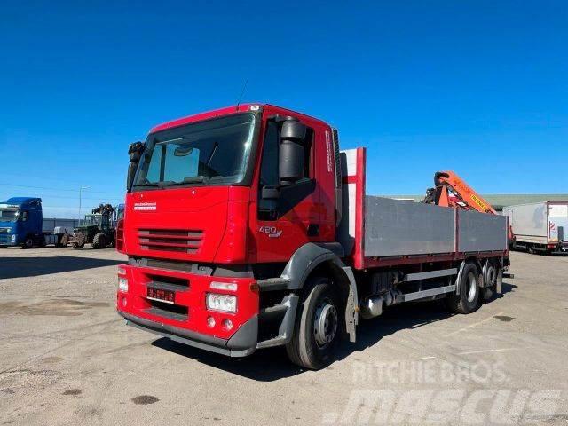 Iveco STRALIS 260S42 6x2 manual EURO4, with crane,610 Madelautod