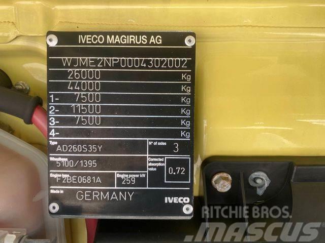 Iveco STRALIS 350 with sides 6x2, crane,EURO 3 vin 002 Kraanaga veokid