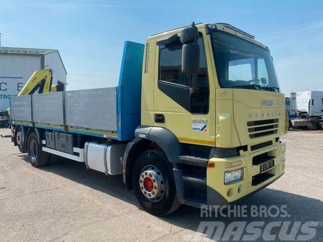 Iveco STRALIS 350 with sides 6x2, crane,EURO 3 vin 002 Madelautod