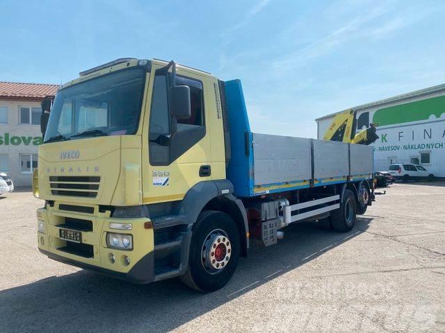 Iveco STRALIS 350 with sides 6x2, crane,EURO 3 vin 002 Madelautod