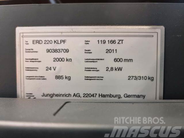 Jungheinrich ERD 220 - 1660MM HUB - 2000KG - INITIAL Kõrged komplekteerimistõstukid