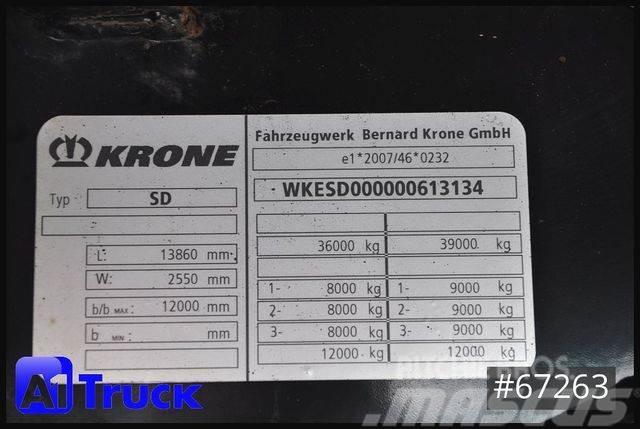 Krone SDK 27, Koffer, 1 Vorbesitzer, TÜV 08/2024 Furgoonpoolhaagised