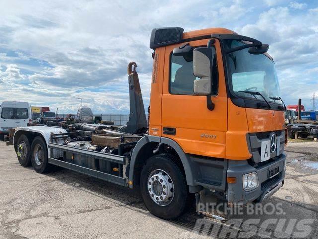 Mercedes-Benz ACTROS 2541 L for containers EURO 5 vin 036 Konksliftveokid