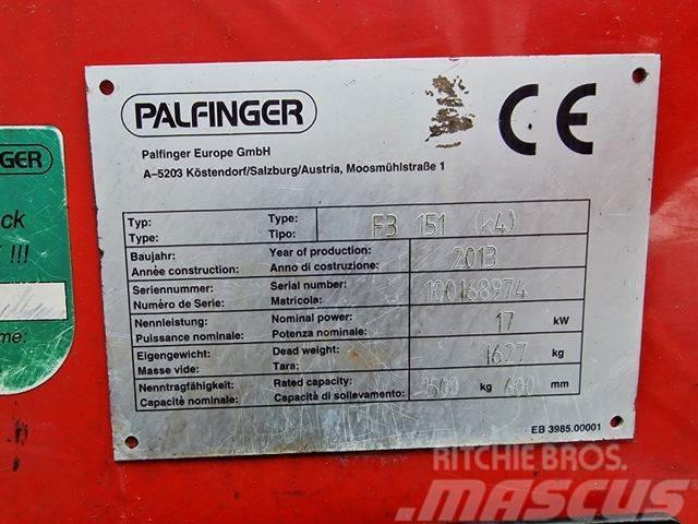 Palfinger F3 151 (k4) / Mitnahmestapler Kahveltõstukid - muud