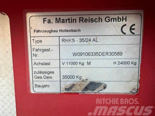 Reisch RHKS-35/24AL *Alu/Stahl Kippaufl./SAF/27m³* Kallur-poolhaagised