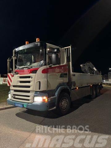 Scania R 420 6X2 PRITSCHE HIAB 144 FUNKFERNSTEUERUNG Kraanaga veokid