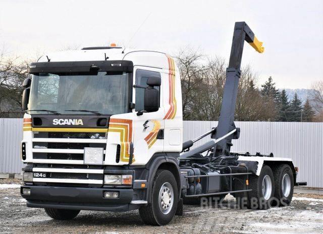 Scania R124 470 Abrollkipper *6x2* Top Zustand ! Konksliftveokid