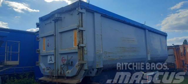 Schmitz Cargobull 3-Achser/Stahlmulde 53m3 Kallur-poolhaagised