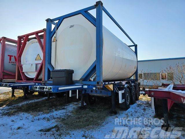 Schmitz Cargobull Tankcontainer Chassis+Tankcontainer Schwallwand Tsistern poolhaagised