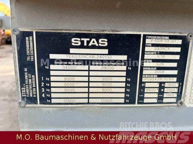 Stas S339CX / 3 Achser / Luft / Plane / Kallur-poolhaagised