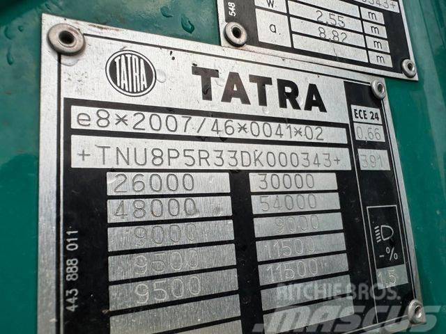 Tatra woodtransporter 6x6, crane + R.CH trailer vin343 Metsaveokid