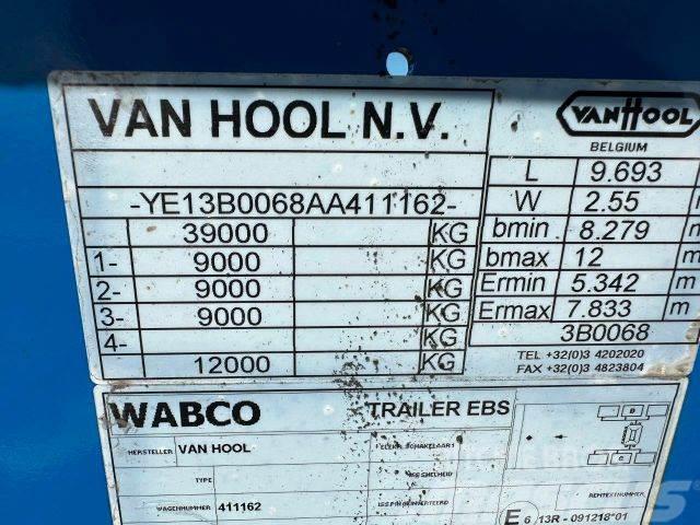 Van Hool LOWDECK for containers vin 162 Raskeveo poolhaagised