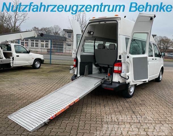 Volkswagen T5 Kombi/ 8 Sitze/ AC/ AMF Rollstuhlrampe Sõiduautod