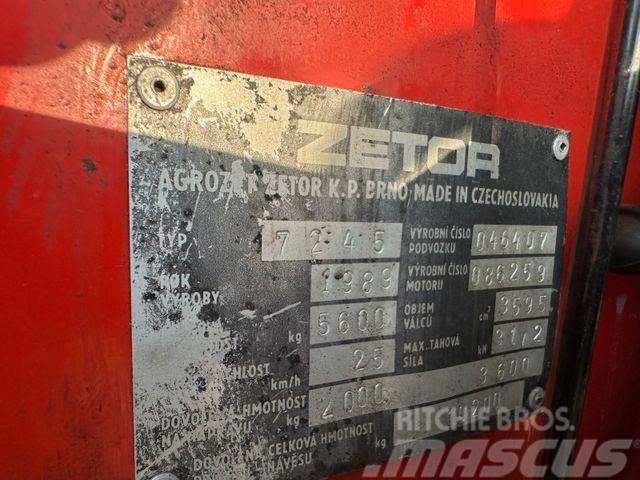 Zetor 7245 4x4 + snow blower vin 407 Muud põllumajandusmasinad