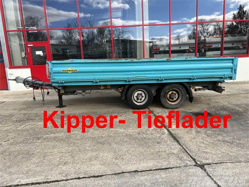 Humbaur HTK 10 50 24 Tandem Kipper- Tieflader Kallur-haagised