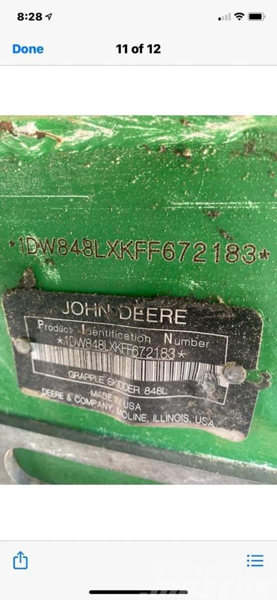 John Deere 848L Väljaveotraktorid