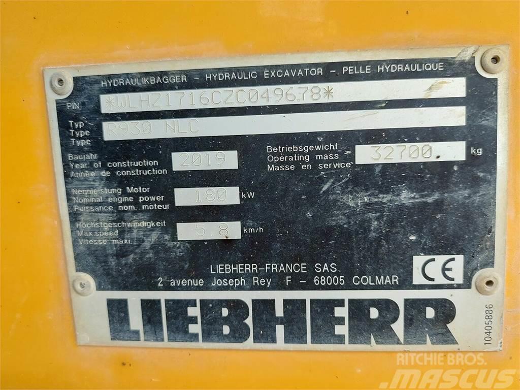 Liebherr R 930 NLC Roomikekskavaatorid