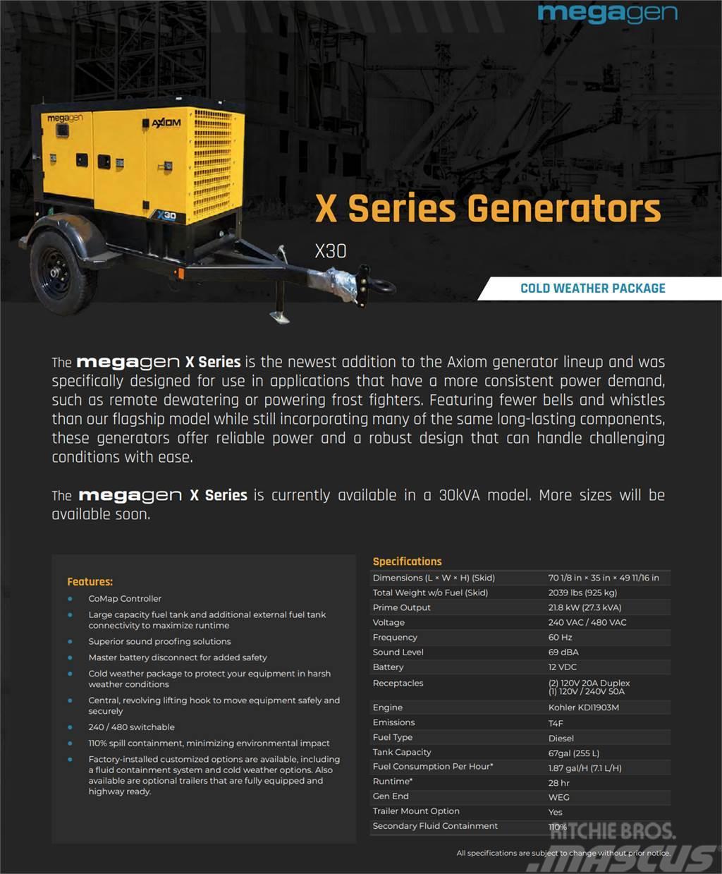  Axiom Equipment Group MegaGen X30 Muud generaatorid