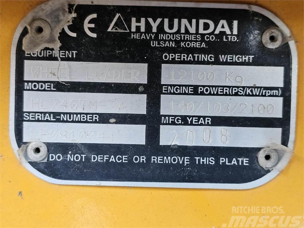 Hyundai HL 740 TM 7A Rataslaadurid
