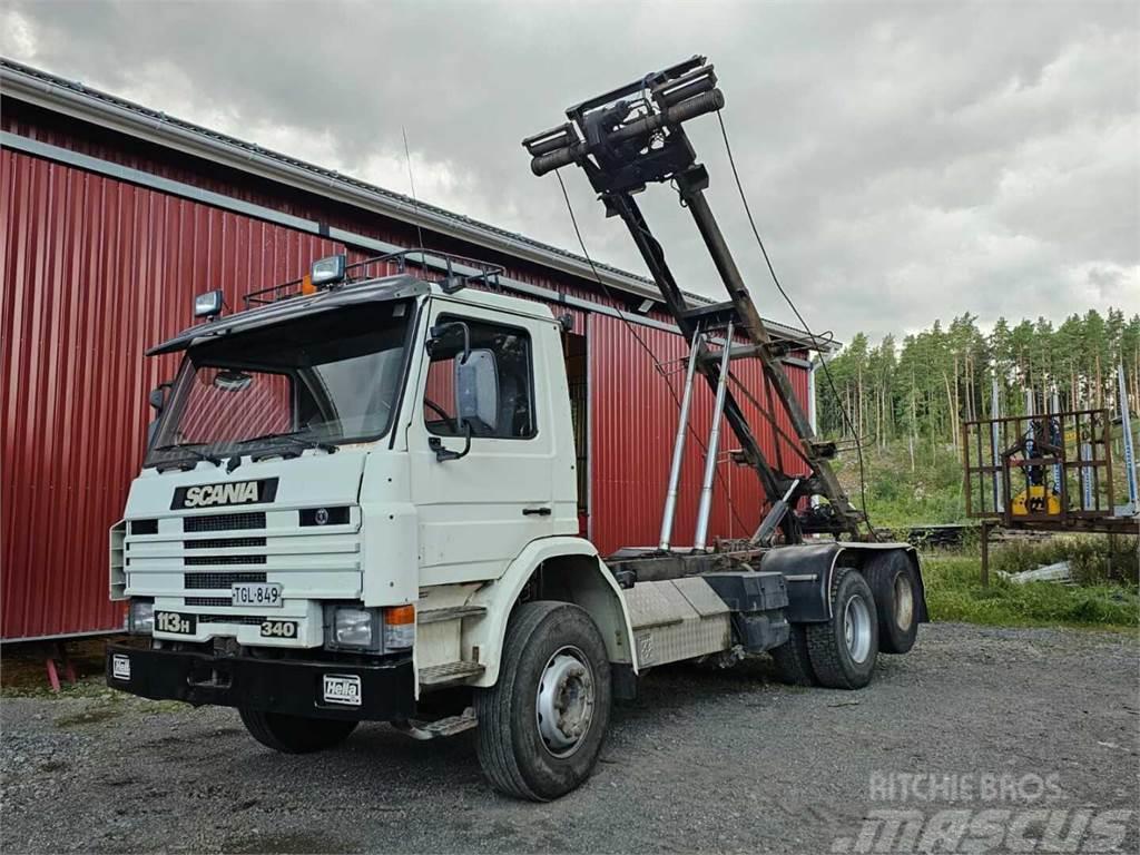 Scania 113H myydään katsastettuna Trossüsteemiga vahetuskere veokid