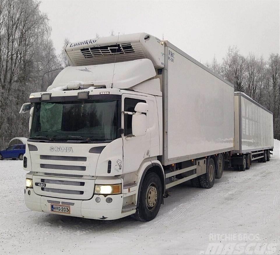 Scania P420 kylmäkoriyhdistelmä 6x2 Külmikautod