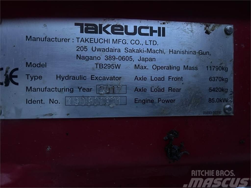 Takeuchi TB295 W Ratasekskavaatorid
