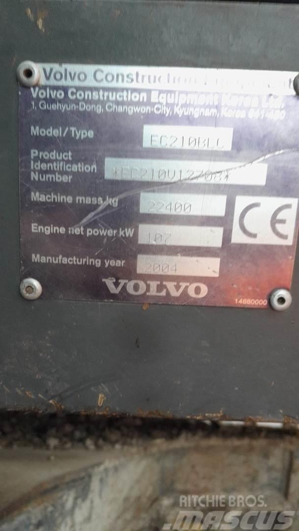 Volvo EC210BLC Roomikekskavaatorid