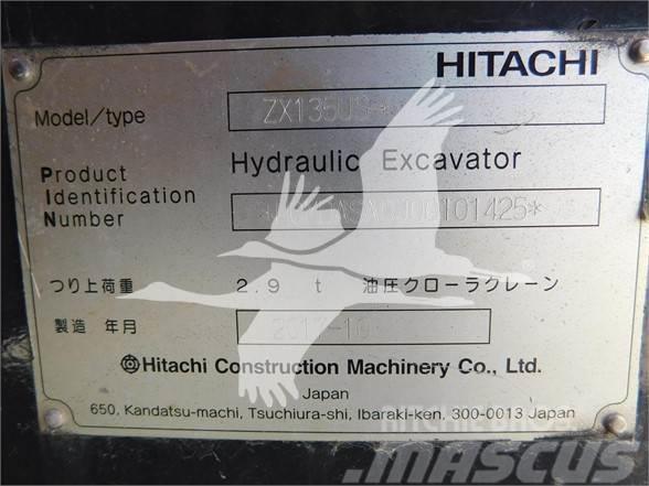 Hitachi ZX135US-6 Roomikekskavaatorid