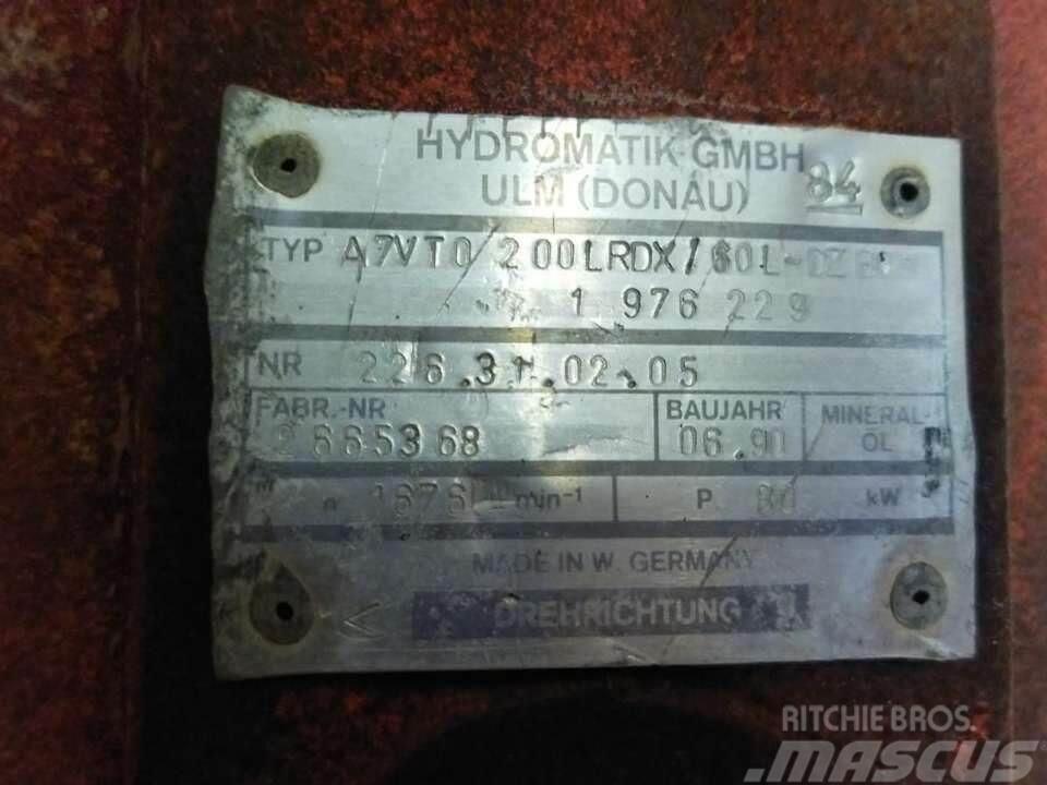 Hydromatik A7VTO 200 LRDX Hüdraulika