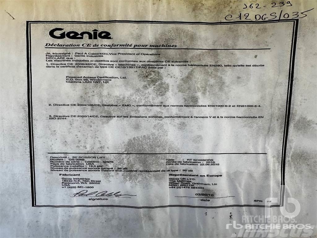 Genie GS-3268 Käärtõstukid