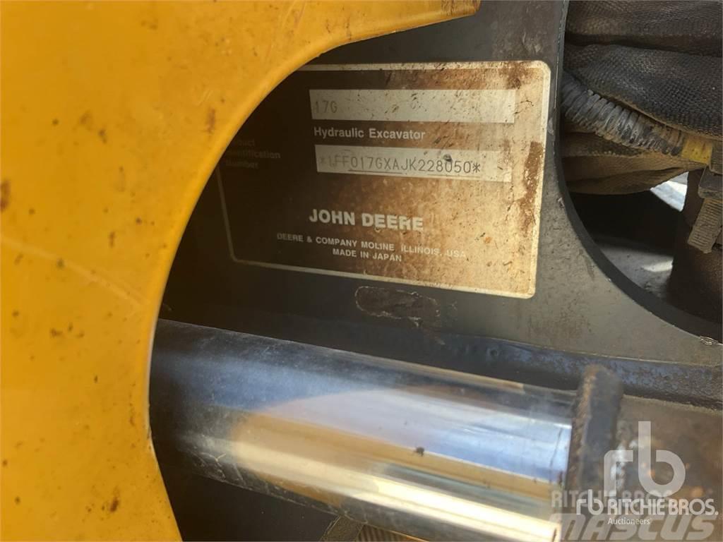 John Deere 17G Miniekskavaatorid < 7 t